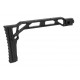 5KU SS-8R Skeleton stock with 1913 mount - Black 5KU-327